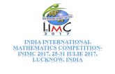 IMC-International Mathematics Competition · •IMC-International Mathematics Competition este o competiţiematematică prestigioasă, de anvergură, la care participarea este pe