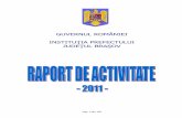 GUVERNUL ROMÂNIEI - Prefectura Brasov · 2016-04-20 · muncii auditorului intern, fiind unul din principalele instrumente de monitorizare a activităţii de audit intern. De asemenea