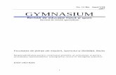 Gymnasium 2007 bis · 2017-08-04 · Anul universitar începe cu măsurători antropometrice şi examenul somatoscopic al studentelor făcându-se recomandări pentru lucrul individual
