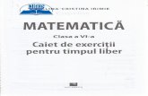 Matematica - Clasa a VI-a - Caiet de exercitii - Clasa... · PDF file 2016-06-17 · Cuprins Algebri 7 Capitolul 1 Numere naturale B Capitolul2 Numere rafionale pozitive 18 Capitolul3