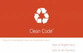 Clean Code - ASE Code v2015.pdfReguli de Clean Code în metode •Orice metodă e indicat să aibă cel mult trei niveluri de structuri imbricate (arrow code) •Întotdeauna se va