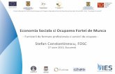 Economia Sociala si Ocuparea Fortei de Munca...Proiect cofinanţat din Fondul Social European prin Programul Operaţional Sectorial Dezvoltarea Resurselor Umane 2007- 2013. “Investeşte