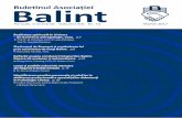 Buletinul Asociației Balintasociatiabalint.ro/buletine/Numarul73_Martie2017.pdf · Consiliere și Psihoterapie al Facultății de Psihologie și Științele Educației, Universitatea
