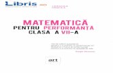 Matematica pentru performanta - Clasa 7 - Eduard Dancila, Ioan … pentru performanta... · noaste existenta solutiilor cu numere negative si stabileste regula semnelor. Acceptarea