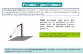 Pendulul gravitational · 2019-01-11 · Pendulul gravitațional reprezintă un sistem fizic, format dintr-un corp de masă m suspendat de un punct fix printr-un fir de lungime l,