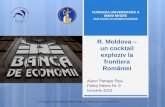 R. Moldova un cocktail exploziv la frontiera Românieifumn.eu/wp-content/uploads/2015/01/Policy_Memo_Nr_9_FUMN... · Comerțul exterior al republicii - concluzii R. Moldova exportă