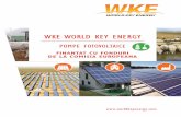 WKE WORLD KEY ENERGY · 2014-06-04 · WKE POMPE FOTOVOLTAICE Dotata de tehnologia fotovoltaica,pompa volumetrica cu trei pistoane este un sistem eficient ce asigura aprovizionare
