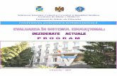 P R O G R A Mise.md/uploads/files/1510054867_agenda-2017_final.pdf · 2017-11-07 · - 0 - Ministerul Educaţiei, Culturii şi Cercetării al Republicii Moldova Academia de Ştiinţe