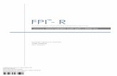 FPI - R TM Inventarul de Personalitate Freiburg, forma revizuita R (FPI-R) este o masura structurata, verbala, omnibus, a unor coordonate de personalitate, care a fost construita pentru