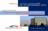 Sibiu, Hotel IBISFisa postului pentru DPO - expertiza şi abilităţile responsabilului cu protecţia datelor, publicarea şi comunicarea datelor de contact ale unui DPO (intern sau