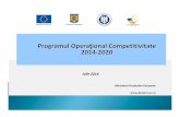 Programul Opera ional Competitivitate 2020...531.914.894 euro (40% din POC) `Investițiile în CDI vor fi realizate numai în leg ătură ... căutare loc de muncă, ... centrate pe