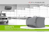 OXeN - flowair.com · şi apei cu senzor PT-1000 – (1) Debit de aer max în timpul funcţionării cu filtre EU4 şi admisie de aer OxS (2) Raza curent de aer izoterm la 0,2 m/s