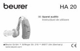 Beurer GmbH •Söflinger Str. 218 89077 Ulm …...terapie, frumuseţe, masaj şi aer. Vă rugăm să citiţi cu atenţie aceste instrucţiuni de utilizare, să le păstraţi pentru