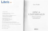 Epica universalis - Geo Vasile - Libris.ro universalis - Geo Vasile.pdf · 1 l I l i t, I l l @ Editura EIKON Bucuresti, Str. Smochinului nr.g, sector l, cod pogtal 0t4606,Rominia