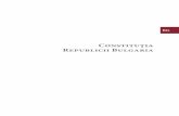 Constituţia Republicii Bulgaria - WordPress.com · 2016-11-14 · BG Constitu˜ia epublic ularia rezetare eeal˚ 213 coordonează execuția bugetului de stat, organizează administrarea