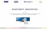 RAPORT SINTETIC - Regio · Tabel 1 –Structura eșantionului-sondaj la nivelul APL Ancheta pe bază de interviu la nivelul partenerilor media, respectiv a jurnaliștilor implicați