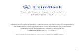 Banca de Export - Import a României EXIMBANK S.A. · 2016-08-05 · risc Evaluarea încadrării în profilul de risc asumat prin politicile şi strategiile stabilite se realizează