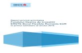 Raport semestrial 2016 ERSTE Bond Flexible Romania EUR · Raport semestrial 2016 ERSTE Bond Flexible Romania EUR 3 1. Generalitati Prezentul raport descrie situatia fondului deschis