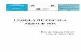 LEGISLATIE FISCALA Suport de curseufire.uaic.ro/wp-content/uploads/2019/10/EU... · Disciplina Drept financiar bancar /EU financial regulation: tax law face parte din pachetul de