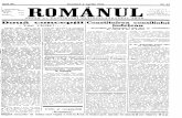 Anni XV, Dominica 6 Aprilie 1930 No. 14 ROMANULAnni XV, Dominica 6 Aprilie 1930 No. 14 ABONAMENTUL: fe un an . 160 Pe Jumătate de an SO Exemplarul 3 ROMANUL ORGAN AL PARTIDULUI NATIO