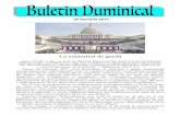 La schimbul de gard - Betel Romanian Baptist Churchbetelchurch.org/wp-content/uploads/2013/03/Betel-Buletin-2017-01-22.pdf · Mireasma Ta de har și pace, Isuse, toarn-o pe pământ,