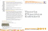 Teoria Pr - Litereold.litere.ro/doc/admitere/master/2011/fluturasi/Teoria_si_practica_editarii.pdf · textului cu imaginea de tip cinematografic. *** Pregătirea presupune cursuri