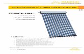 MANUAL - SolarTermic colector v6 fi.pdf · 2.4 Fixarea pe acoperis inclinat cu tabla sau izolatie bituminoasa După efectuarea măsurătorilor necesare la cadrul colectorului asamblat,