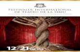 UN EVENIMENT AFLAT SUB ÎNALTUL PATRONAJ AL … · Programul estivalului Internațional de Teatru de la Sibiu 2015 versiune 03/06/2015 4 12 IUNIE 12 IUNIE ´ 08:00 Y Teatrul Naţional