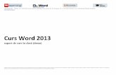 Curs Word 2013 - DrExcel.roCurs Word 2013 suport de curs ... Word ne pune la dispoziţie un set de filigrane (watermark-uri). Acestea pot fi modificate sau ne putem crea un alt filigran.