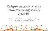 Epilepsia de cauza genetica -provocare de …...-provocare de diagnostic si tratament-Dr. Eugenia Roza, Dr. Smaranda Niță, Dr. Diana Epure, ȘeflucrăriDr. Raluca Ioana Teleanu Epilepsie