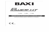 Manual de utilizare BAXI POWER HT 320 kW ver-25.03 termice in... · Centrale termice de pardoseală cu condensare, pe gaz manual de utilizare pentru utilizatori şi instalatori .