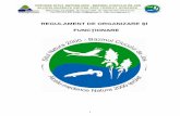 REGULAMENT DE ORGANIZARE ŞI FUNCŢIONARE · 2013-02-07 · Baza legală pentru prezentul Regulament este constituită din următoarele acte ... Ordinul ministrului mediului şi gospodăririi