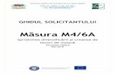 Măsura M4/6Agalcrisulnegru.ro/wp-content/uploads/2018/06/GS_-Masura-M4_6A... · editarea şi depunerea proiectelor, precum şi modalitatea de selecţie, aprobare şi derulare a implementării
