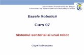 Curs 07 - rovislab.comrovislab.com/courses/br/Curs_07_Sistemul senzorial al unui robot.pdf4 Clasificarea senzorilor În funcție de locul de unde se culeg informațiile, cât și funcția