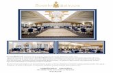Zocalo Ballroom · 2018-04-02 · Zocalo Ballroom destinatia ideala pentru o petrecere de neuitat. Elegant si cochet, cu o capacitate maxima de 120 de locuri, Zocalo Ballroom va intampina