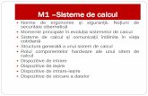 M1 Sisteme de calcul - WordPress.com · construcţiilor defectuoase ala echipamentelor de calcul cât mai mult dorinţei unor persoane de a face rău folosind echipamentele de calcul