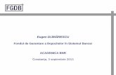 Eugen DIJMĂRESCU - Fondul de Garantare a Depozitelor in ...Principiile fundamentale sunt adaptabile cazurilor concrete ale diferitelor jurisdicţii, ... Aria de utilizare a metodologiei