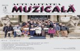 ACTUALITATEA 42018 MUZICAL~MUZICAL~Hronicul Operei Române din Bucureşti, tipărite de către prestigioasa Editură a Academiei Române. Sunt cărţi masive, bogat ilustrate, care