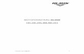 MOTOFERĂSTRĂU RURIS 141,191,241,366,491,511...2 - instrucțiuni originale - Cuprins Prezentare generală a motoferăstrăului RURIS 3 Etichete de avertizare pe motoferăstrău 4
