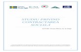 STUDIU PRIVIND CONTRACTAREA privind contractarea socială.pdf · 1 STUDIU PRIVIND CONTRACTAREA SOCIALĂ AUTOR: Oxana Miron, dr. în drept „Această publicație este finanțată