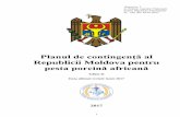 Planul de contingenţă al...1 Anexa nr. 1 la Ordinul Agenției Naționale pentru Siguranța Alimentelor nr. 235 din 10.07.2017 Planul de contingenţă al Republicii Moldova pentru