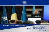 RAMONAMĂNESCU RAPORT DE MANDAT 2019deschiderea UE spre Balcanii de Vest. 5. Preluarea de către România a Președiniei Comunităii Democraiilor Proiectele pe care România le va