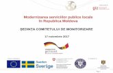 Modernizarea serviciilor publice locale în Republica Moldovaserviciilocale.md/public/files/prezentari/2017_11_16_PPT_MLPS_MC_DR_RO.pdf · fezabilitate în sectorul AAC (Călărăși,