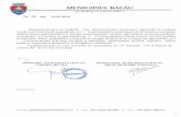 municipiulbacau.ro · 2018-05-16 · executantii lucrärilor, vor respecta întocmai prevederile HCL nr. 253/ 25.10.2012 privind aprobarea Regulamentului privind conditiile de executie