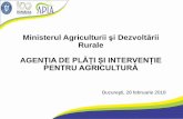 Ministerul Agriculturii şi Dezvoltării Rurale AGENȚIA DE PLĂȚI ȘI … · 2018-03-12 · de platăeșantionatela control pe teren, iar ... •Ordinul MADR nr. 22/2011 privind