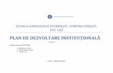 PLAN DE DEZVOLTARE INSTITUȚIONALĂscoala-stornesti.ro/wp-content/uploads/2018/02/PDS-final...La momentul potrivit, în sensul că urmează vechiului proiect de dezvoltare a școlii