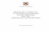 PROGRAMUL LEGISLATIV AL GUVERNULUI ROMÂNIEI …mrp.gov.ro/web/wp-content/uploads/2016/08/pLegislativGuv2010-2012.pdfguvernul romÂniei programul legislativ al guvernului romÂniei