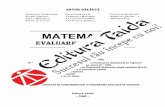 MATEMATICĂ nationala clasa a 8a.pdf · CLASA a VIII-a LUCRAREA CUPRINDE: 40 de breviare pe teme din programa de Evaluarea Naţională în vigoare 123 de teste recapitulative grupate