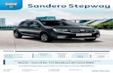 Dacia Sandero SW v3BENZINA 11 850 € 1,5 Blue dCi 95 CP ... •H.S.A. ( sistem de asistenta a pornirii in rampa ) Airbag-uri frontale si laterale (cap si torace) pentru sofer si pasager