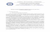 CURTEA DE CONTURI A ROMÂNIEI CAMERA DE ...mail.curteadeconturi.ro/Publicatii/Rapoarte_Locale_2014/...1. Sfera și competențele de activitate Curtea de Conturi a României exercită